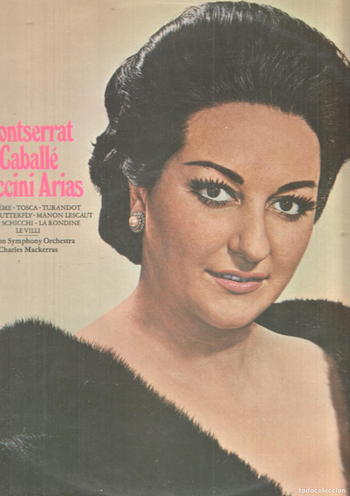 Livres anciens: LP: Arias de Operas de Puccini - Montserrat Caballe, soprano