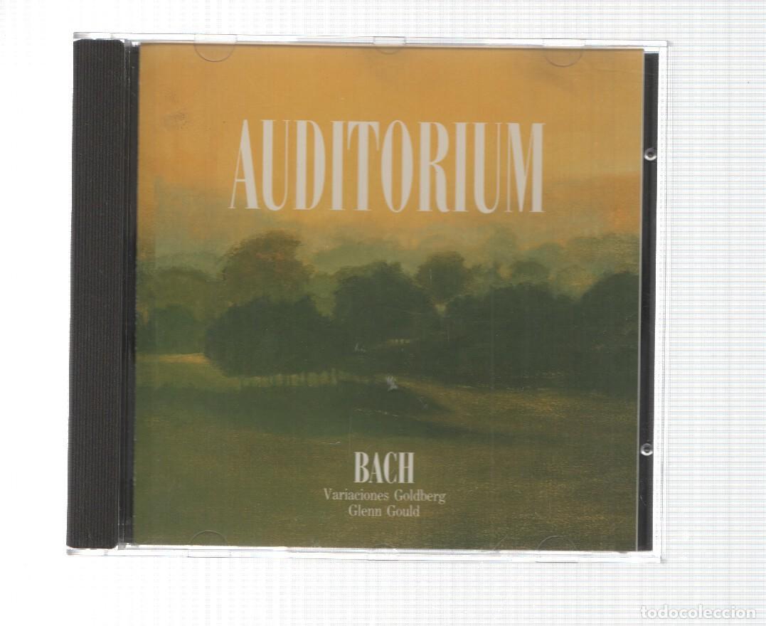 Libros antiguos: CD: Sony Music: Auditorium. Bach - Variaciones Goberg, Glenn Gould