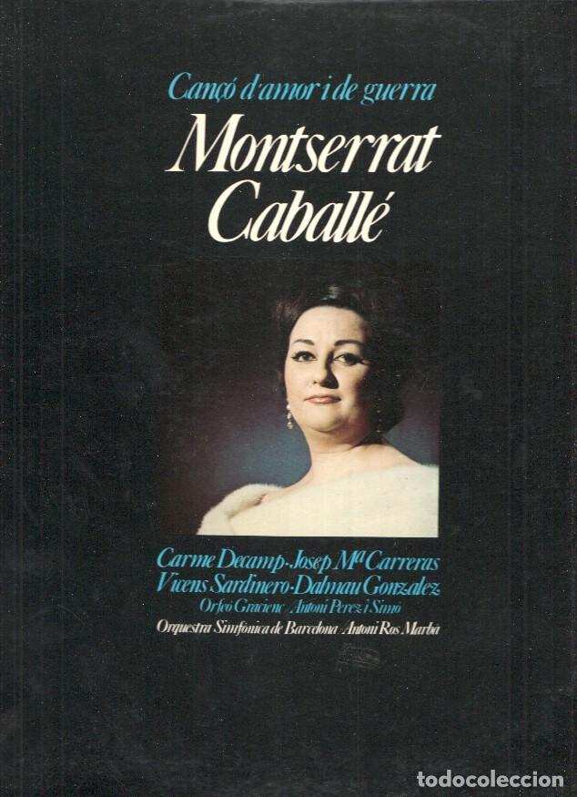 Old books: Disco/Vinilo-LP: MONTSERRAT CABALLE - Canco d,Amor i de Guerra (Columbia) - Joan Jett