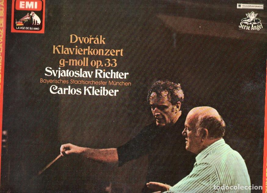 Old books: Disco/Vinilo-LP: DVORAK - Klavierkonzert G-Moll Op.33 / Svjatoslav Ritcher y Carlos Kleiber (EMI) -