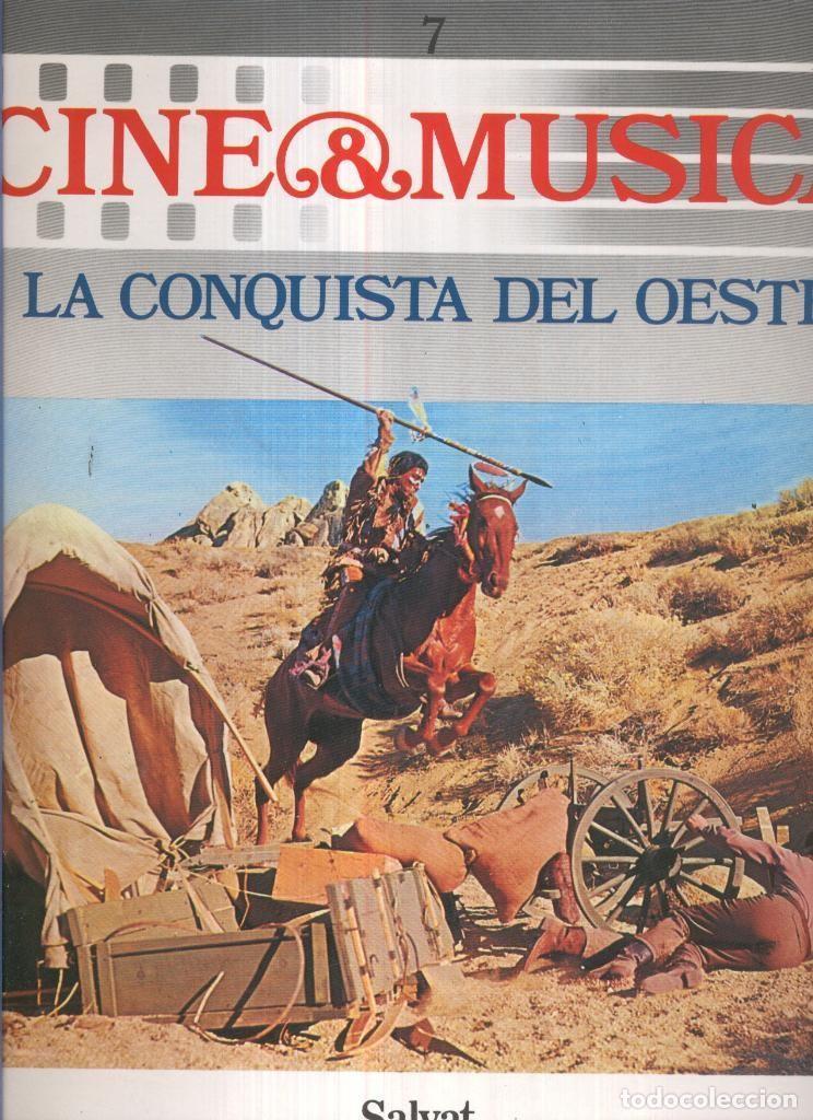 Livros antigos: Disco LP: Coleccion CINE Y MUSICA Salvat, No.07: La Conquista del Oeste - VARIOS