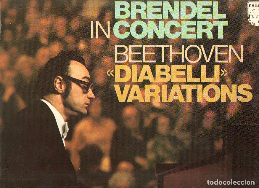Libri antichi: Disco/Vinilo-LP: BRENDEL IN CONCERT - Beethoven Diabelli Variations (Philips) - Beethoven