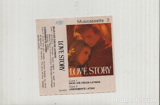 Libri antichi: Caratula Casete: Musicassette Numero 3: LOVE STORY (Readers Digest) - Varios