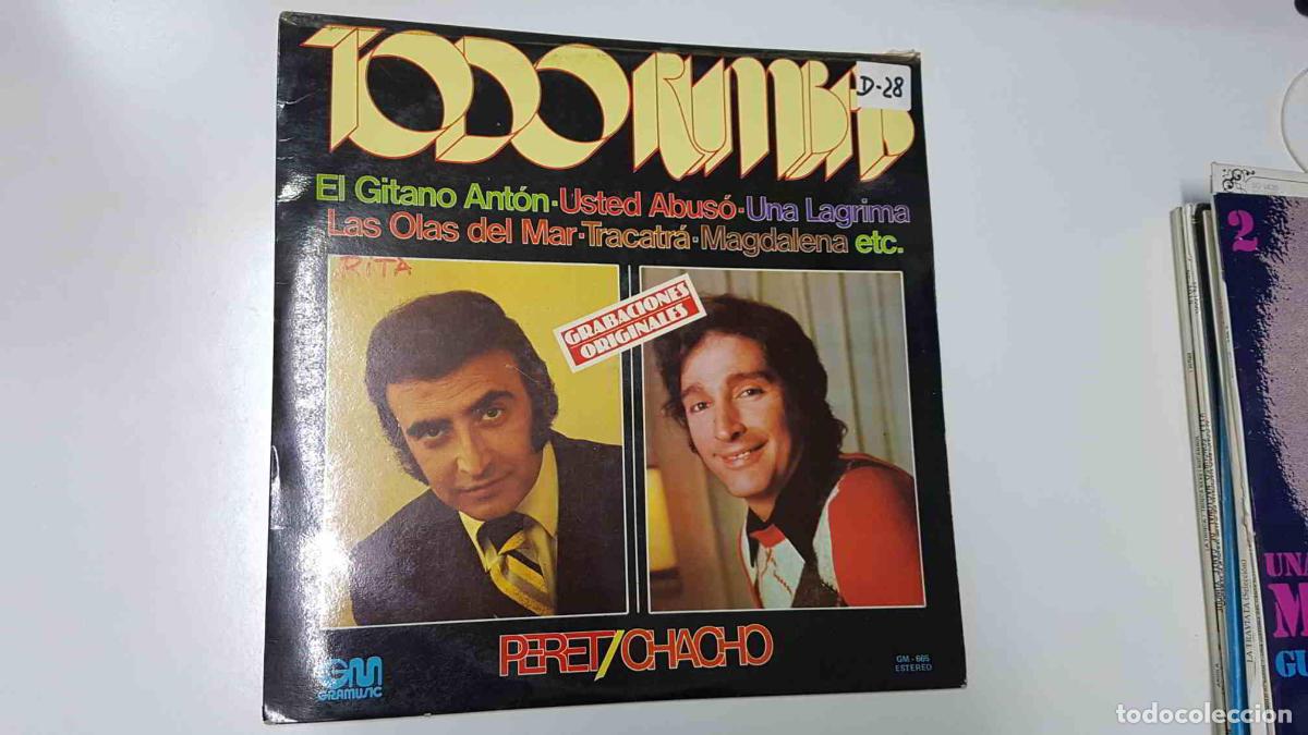 Libros antiguos: LP: Todo Rumba. Peret, Chacho - El gitano Anton, Usted abuso, Una lagrima, Las olas del mar