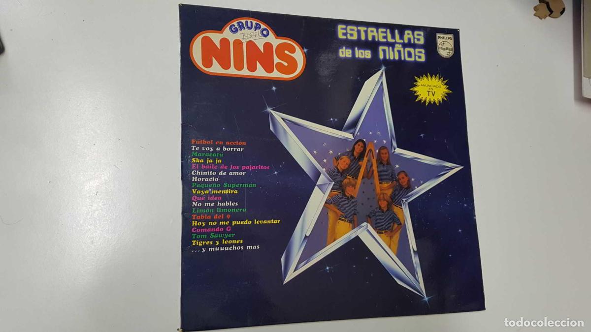Livres anciens: LP, Philips: Estrellas de los ni&ntilde;os. Grupo Nins - Futbol en accion, Te voy a borrar, Maracatu