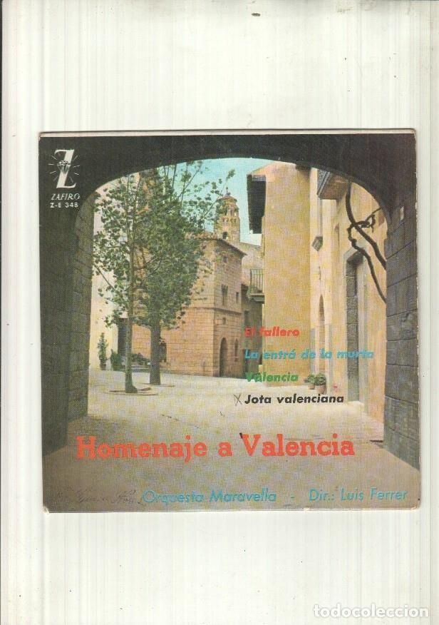 Libros antiguos: EP 7: Homenaje a Valencia&rdquo; - NULL - Foto 1