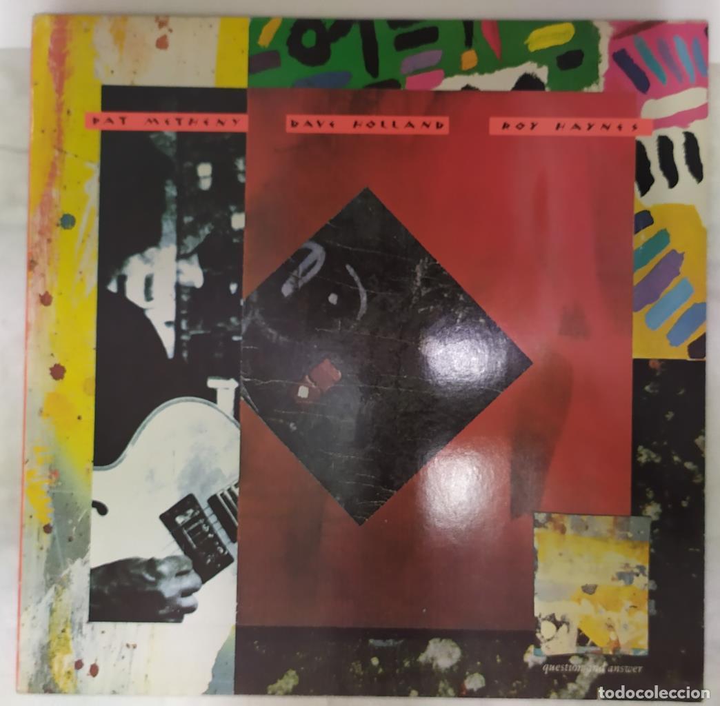 Libros antiguos: Disco/Vinilo-LP: Pat Metheny / Dave Holland / Roy Haynes - Question and answer - Pat Metheny / Dave