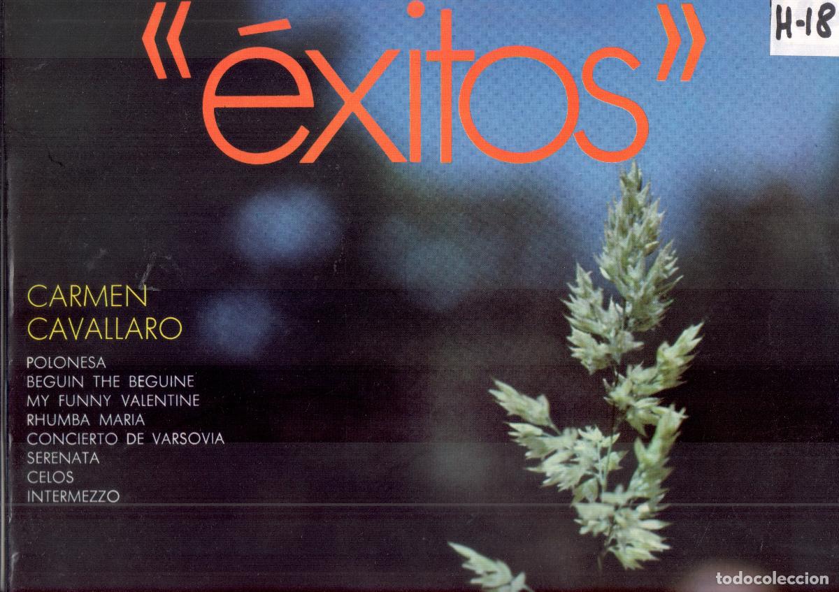 Libros antiguos: LP: Exitos con Carmen Cavallaro - Foto 1