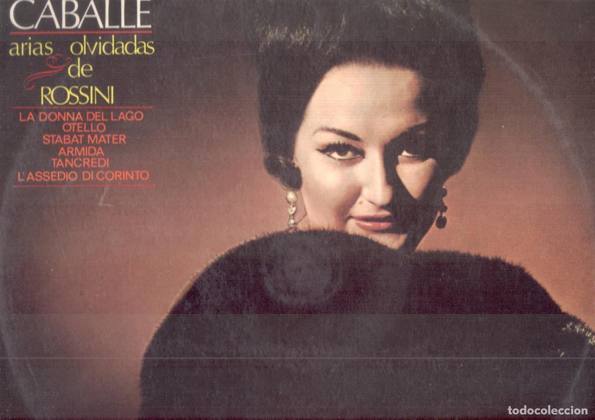 Libros antiguos: LP: Montserrat Caballe: arias olvidadas de Rossini