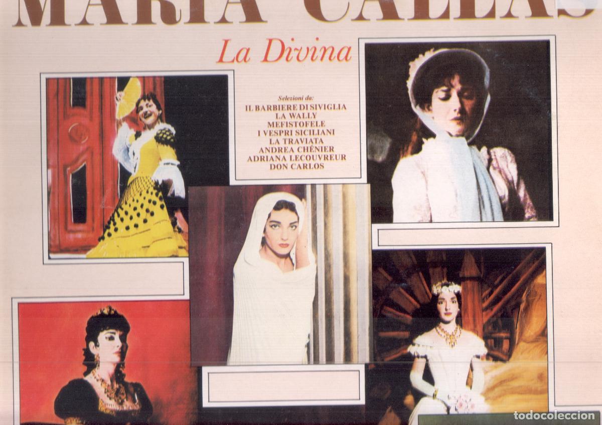 Libros antiguos: LP: Maria Callas la divina