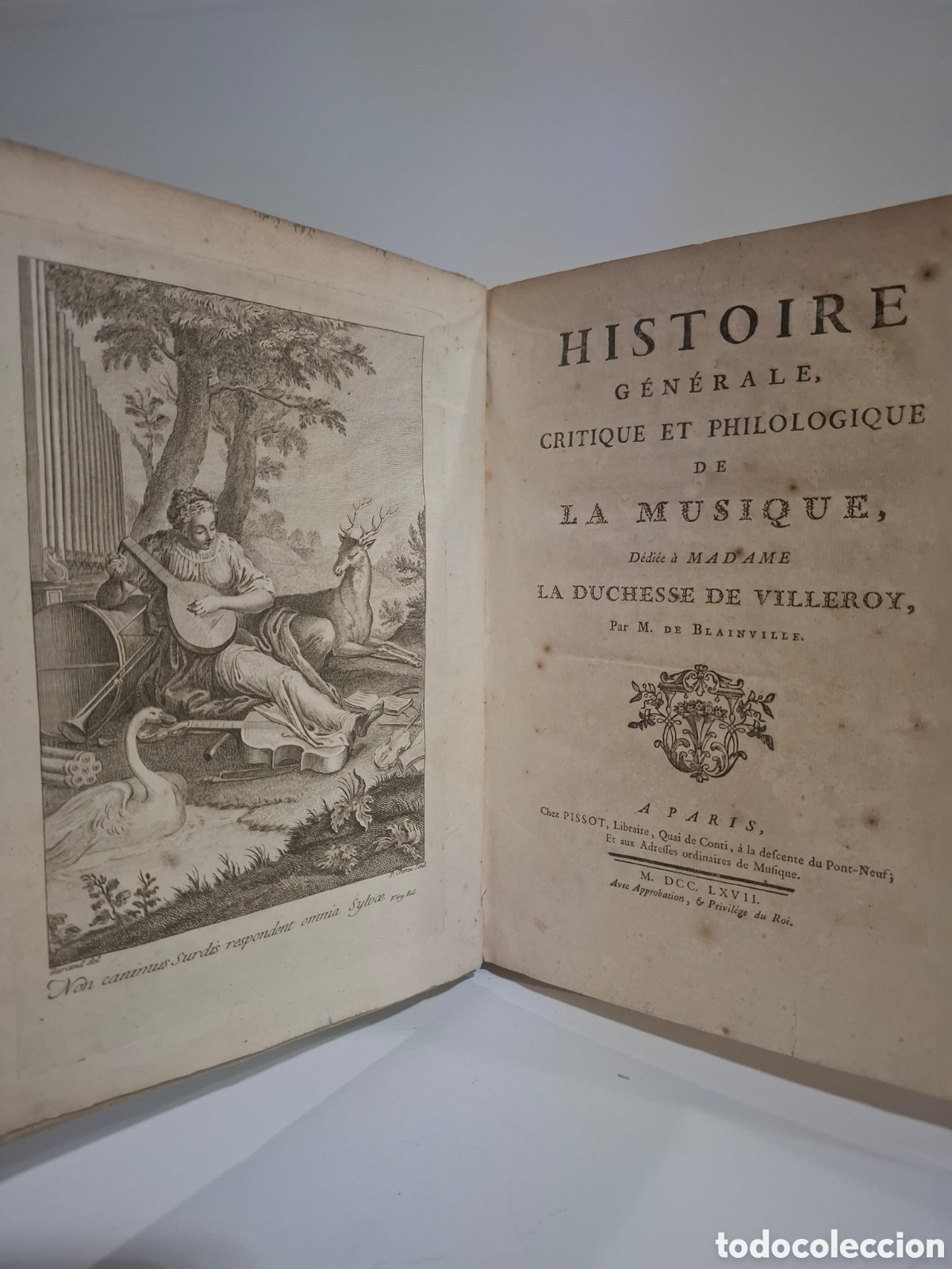 Libros antiguos: HISTOIRE GENERALE ,CRITIQUE ET PHILOLOGIQUE DE LA MUSIQUE