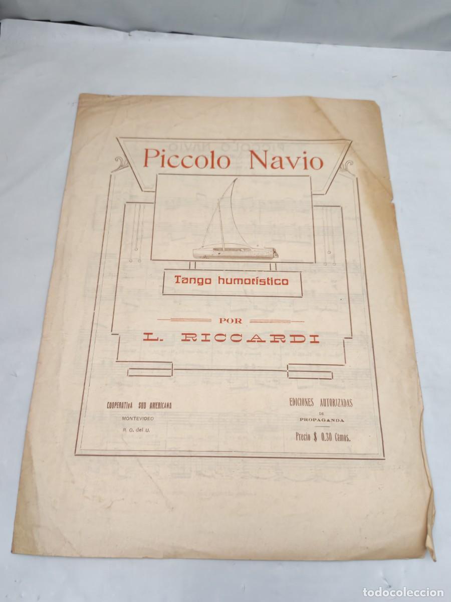 Libros antiguos: Piccolo Navio: Tango Humor&iacute;stico (Uruguay, 1920 aprox.)