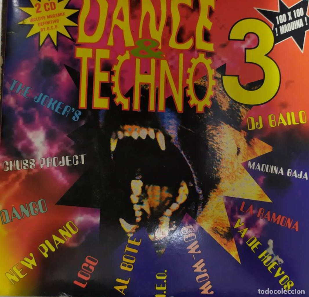 Libros antiguos: Doble Vinilo-LP: DJ Bailo - Dance & Techno 3 - 100% Maquina - DJ Bailo