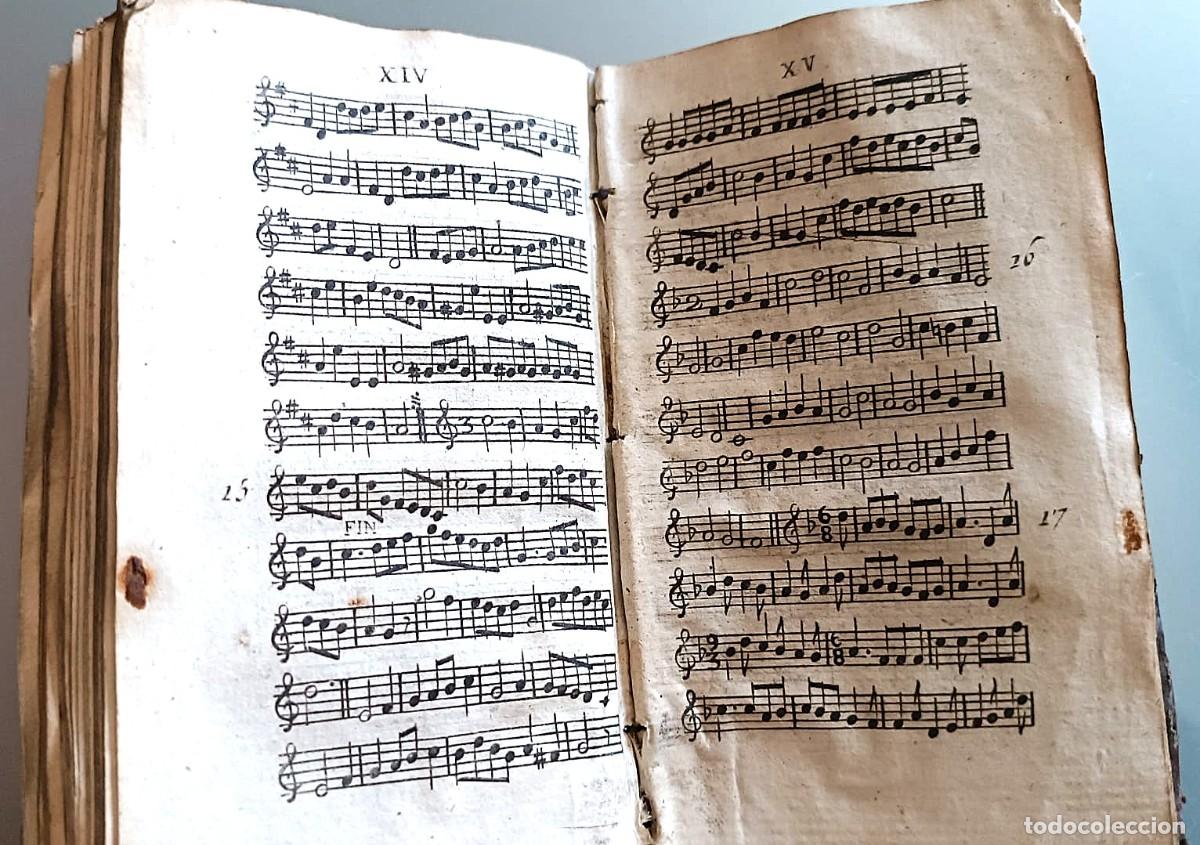 Libros antiguos: A&ntilde;o 1777. Obras de Vad&eacute;. Con partituras. Siglo XVIII.