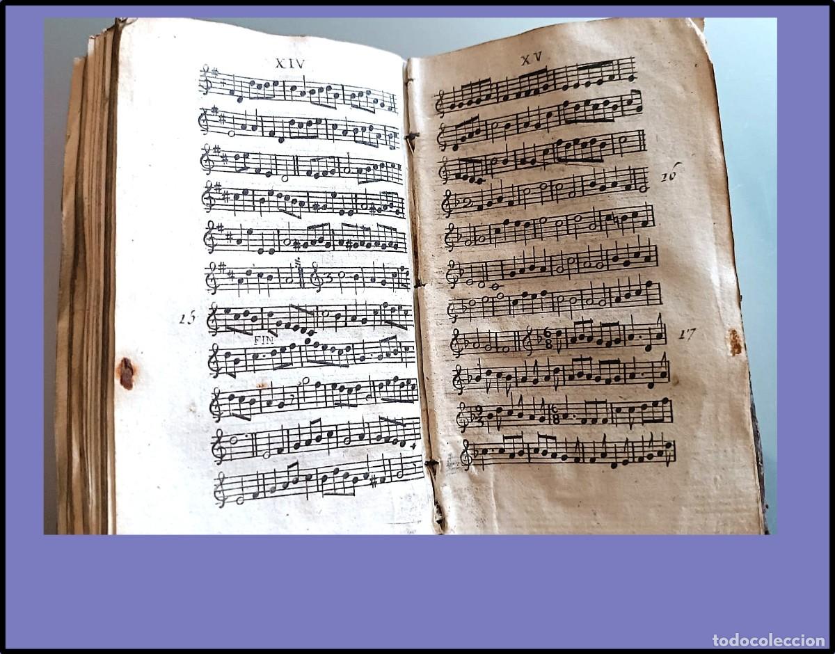 Libros antiguos: A&ntilde;o 1777. Obras de Vad&eacute;. Con partituras. Siglo XVIII.