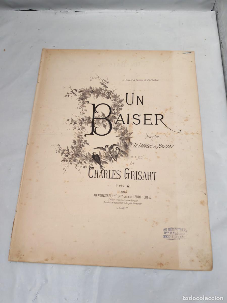 Libri antichi: Charles Grisart: UN BAISER (Edici&oacute;n 1910 aprox.)