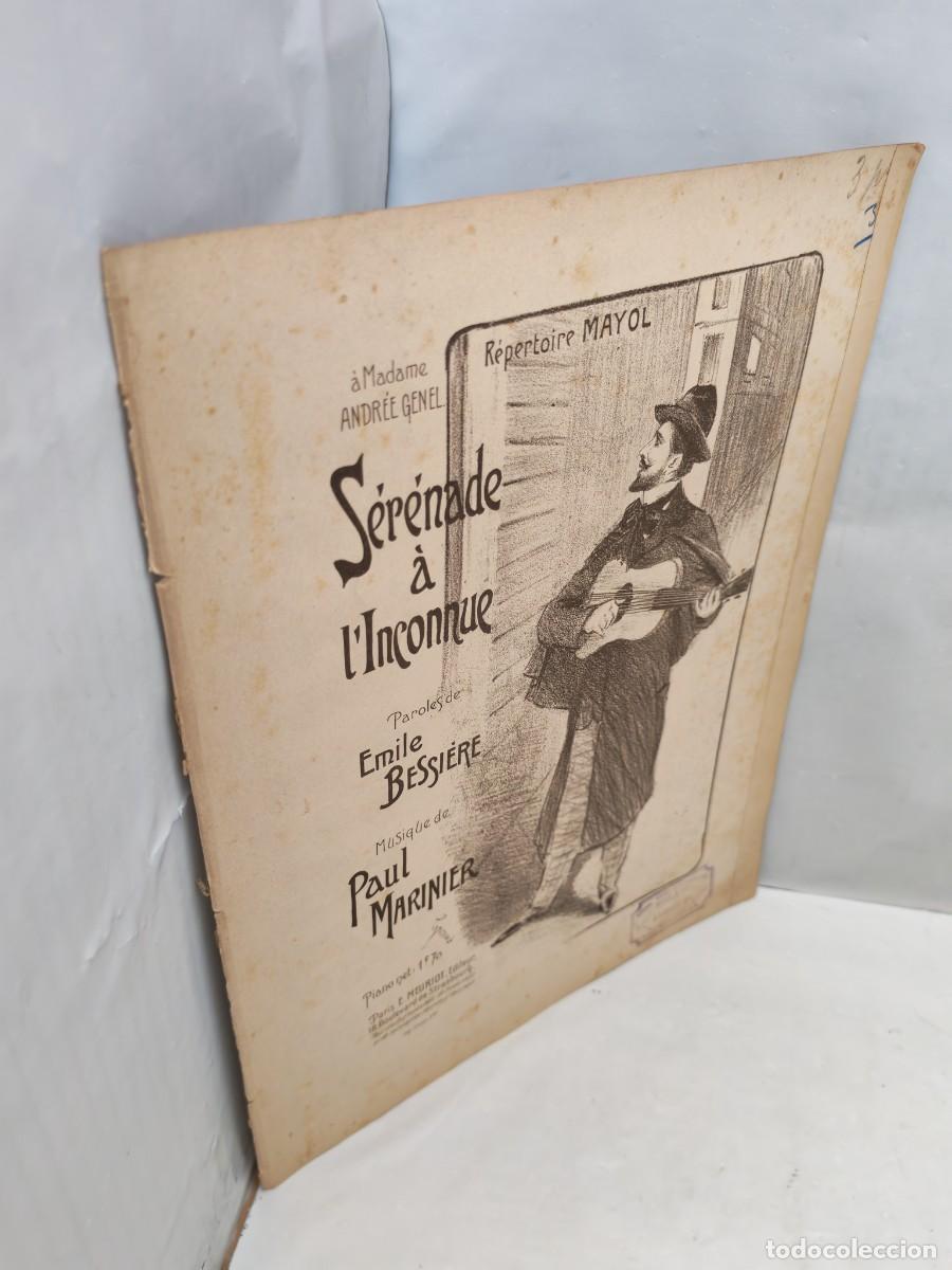 Libros antiguos: S&eacute;r&eacute;nade &agrave; linconnu (Edici&oacute;n 1900 aprox.) - Foto 4