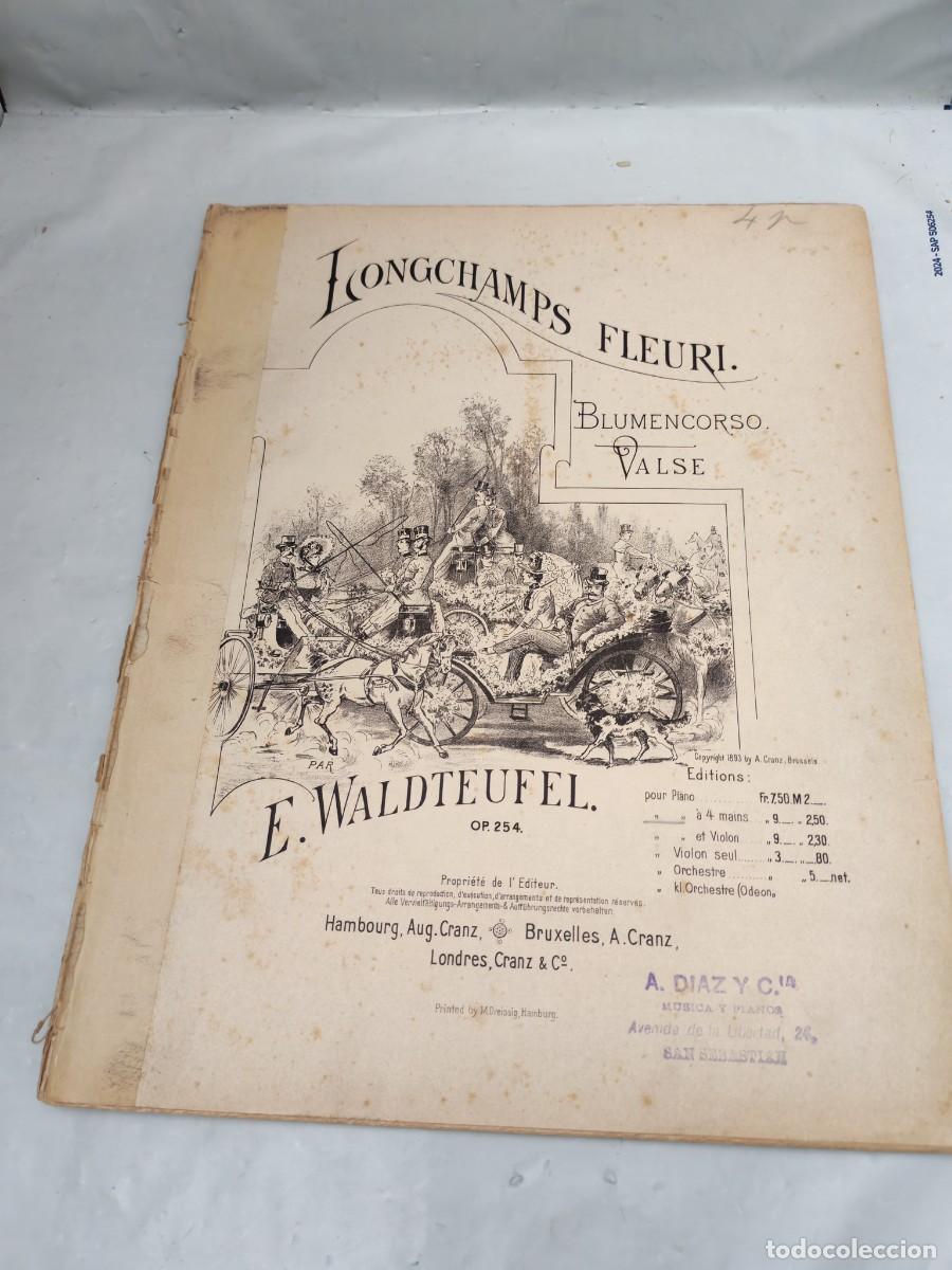 Libros antiguos: Blumencorso. Valse. Opus 254 (Edici&oacute;n 1900 aprox.)