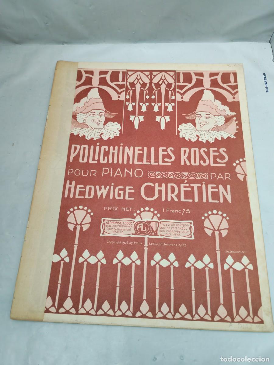 Libros antiguos: Polichinelles Roses: Pour piano (Edici&oacute;n 1900 aprox.)