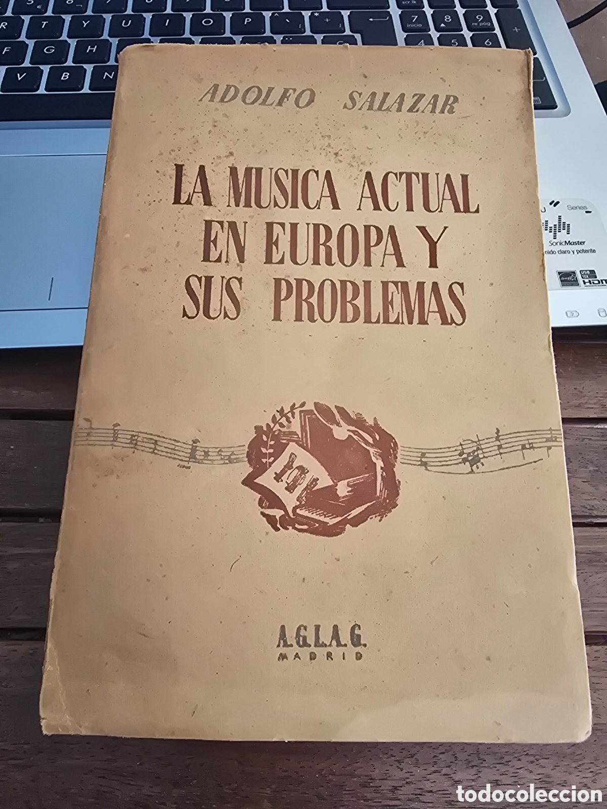 Libros antiguos: LA MUSICA ACTUAL EN EUROPA Y SUS PROBLEMAS Adolfo Salazar 1935 J. M&ordf; YAGUES EDITOR Ensayo musica