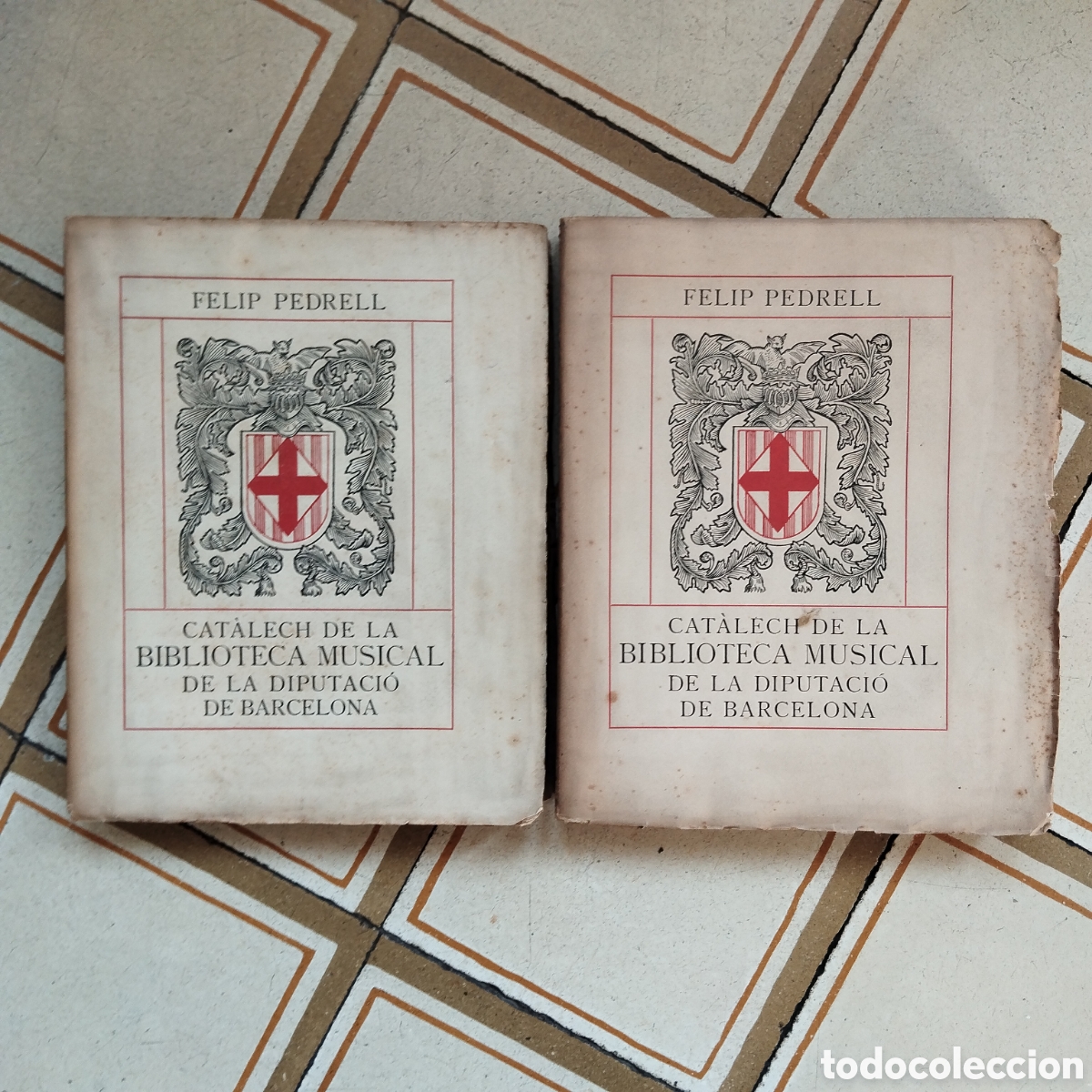 Libros antiguos: FELIP PEDRELL CATALECH DE LA BIBLIOTECA MUSICAL DE LA DIPUTACI&Oacute; DE BARCELONA DEDICAT&Ograve;RIA AUTOGRAFA