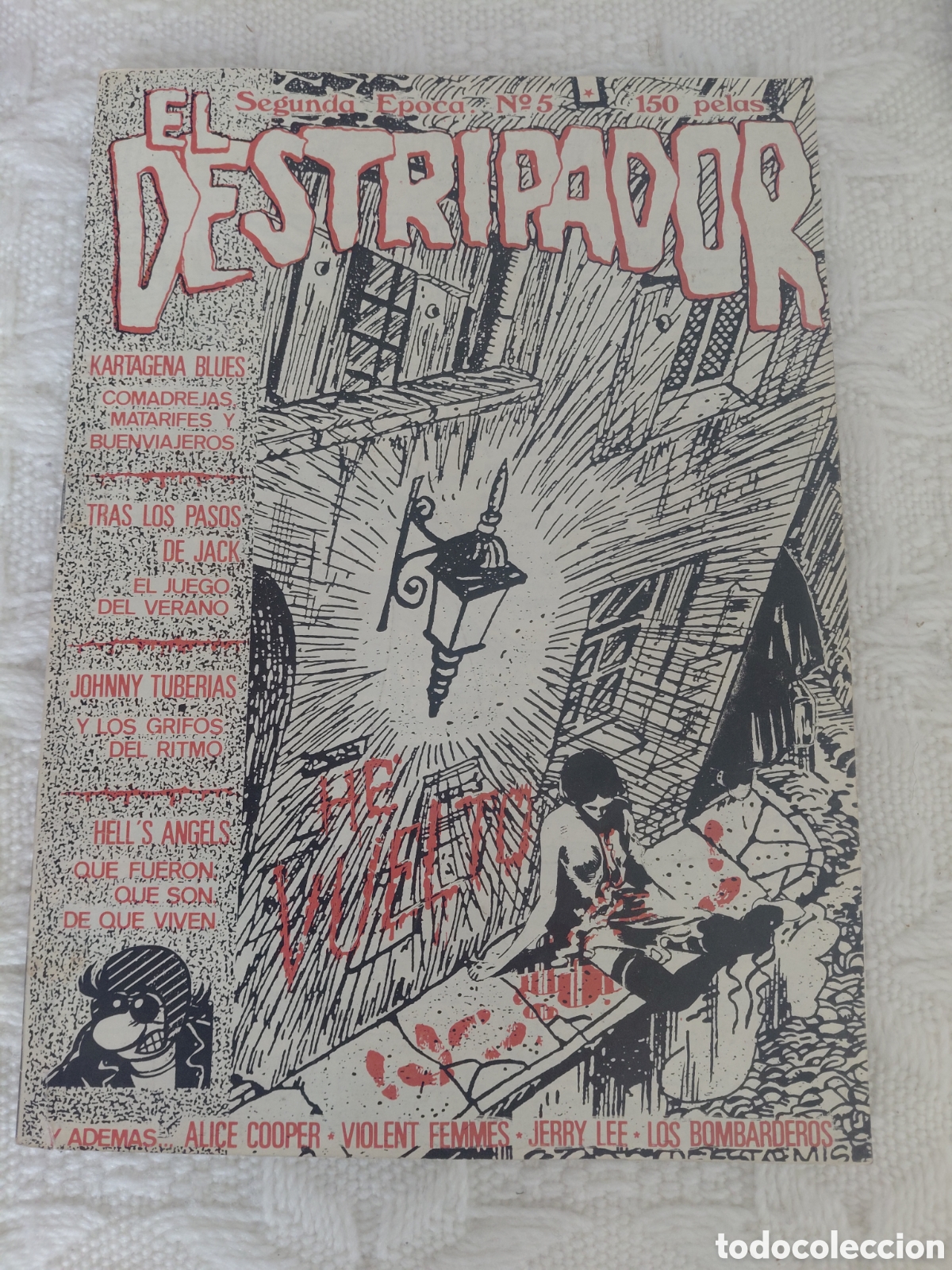 Libros antiguos: &rdquo;EL DESTRIPADOR&rdquo; Cartagena Fancine de los 80 38 pp. Obligaci&oacute;n independiente con historietas histor