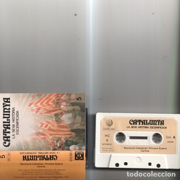 Livros antigos: Cassete-Musica: Catalunya: la seva historia escenificada volumen 05 Revolucio Industrial -