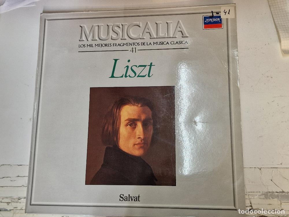 Libros antiguos: Disco LP: Musicalia 41 - Liszt. Salvat. London. Los mil mejores fragmentos de la musica cl&aacute;sica