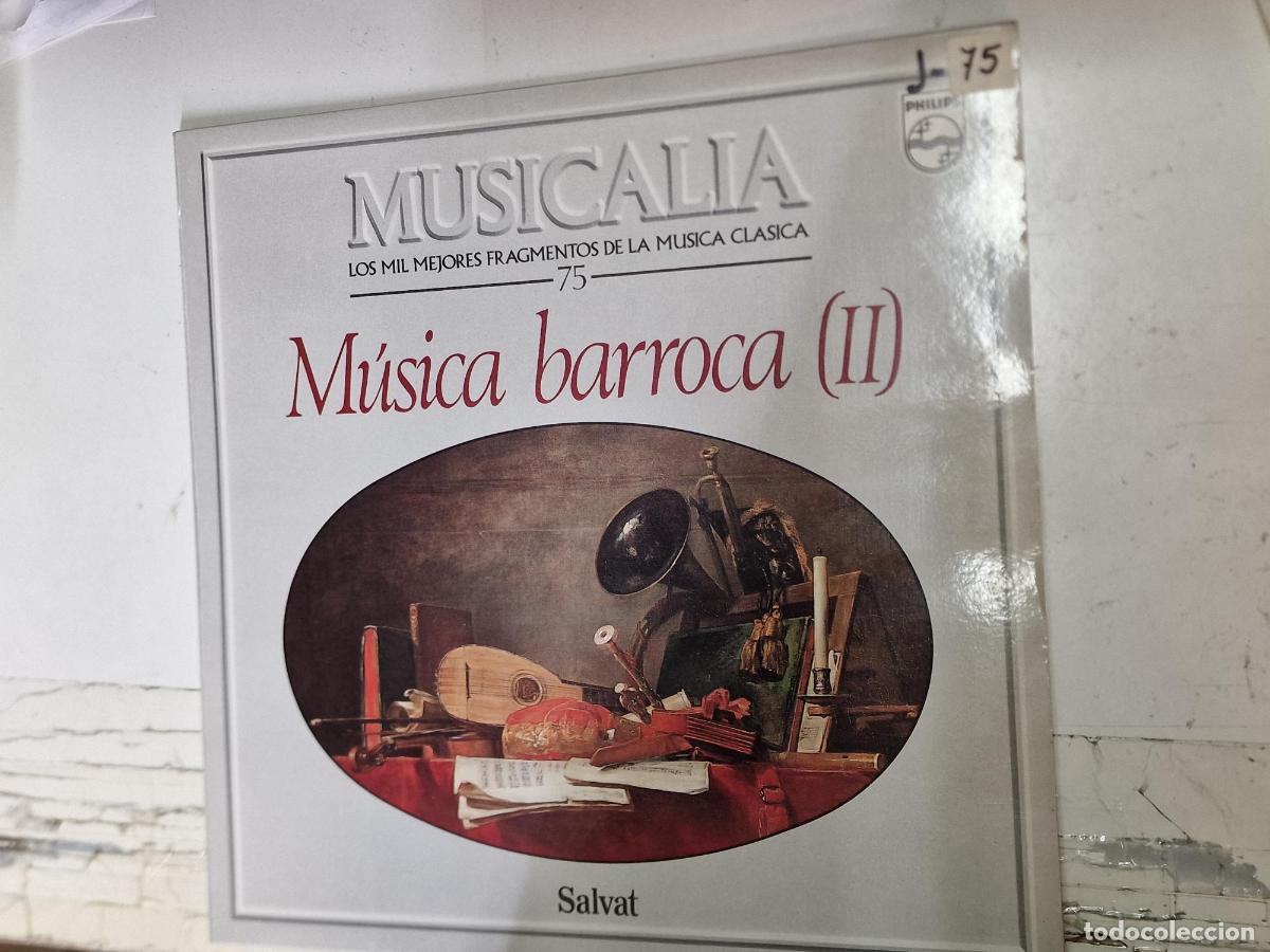 Libros antiguos: Disco LP: Musicalia 75 - Musica barroca (II). Salvat. London. Los mil mejores fragmentos de la music