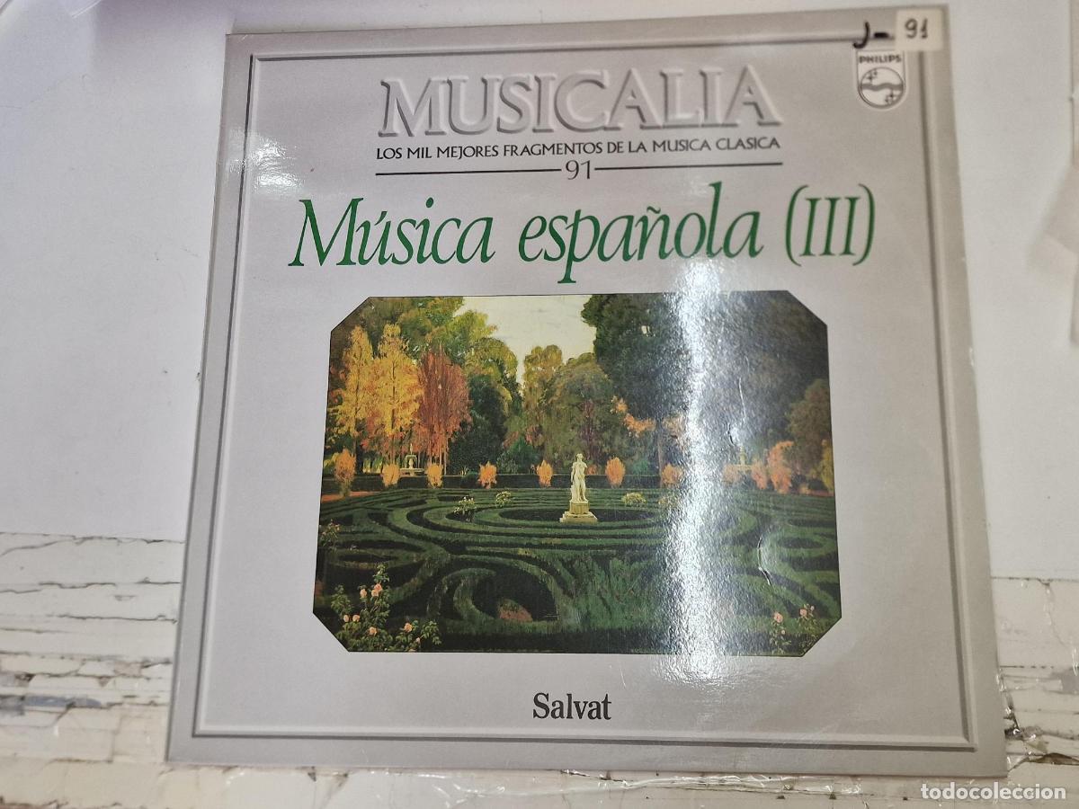 Libros antiguos: Disco LP: Musicalia 97 - M&uacute;sica espa&ntilde;ola (III). Salvat. London. Los mil mejores fragmentos de la mus