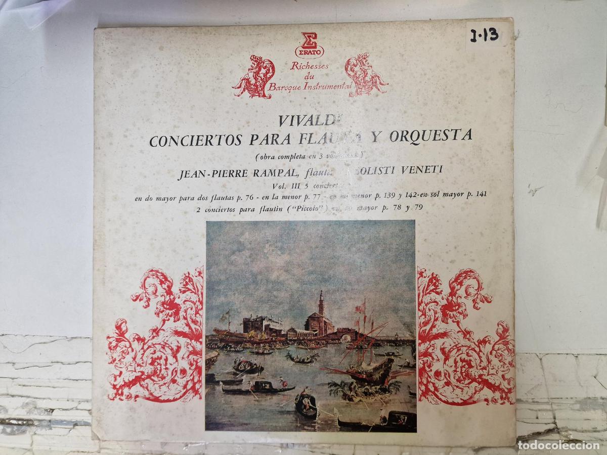 Libros antiguos: LP: Vivaldi conciertos para flauta y orquesta (obra completa en volumenes)