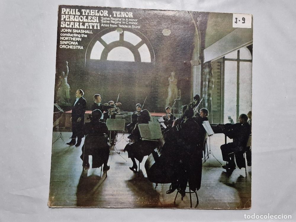 Libros antiguos: Disco LP: Paul Taylor tenor, Pergolesi, Scarlatti. John Snashall conducting Northen Sinfonia Orchest