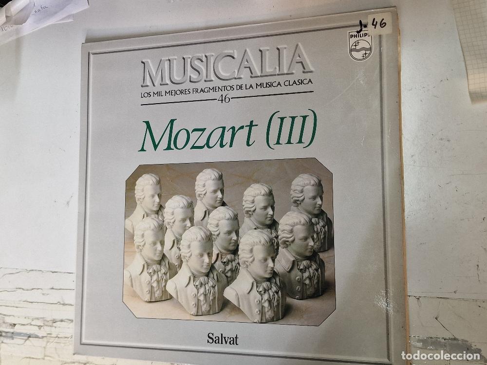 Libros antiguos: Disco LP: Musicalia 46 - Mozart (III). Salvat. London. Los mil mejores fragmentos de la musica cl&aacute;si