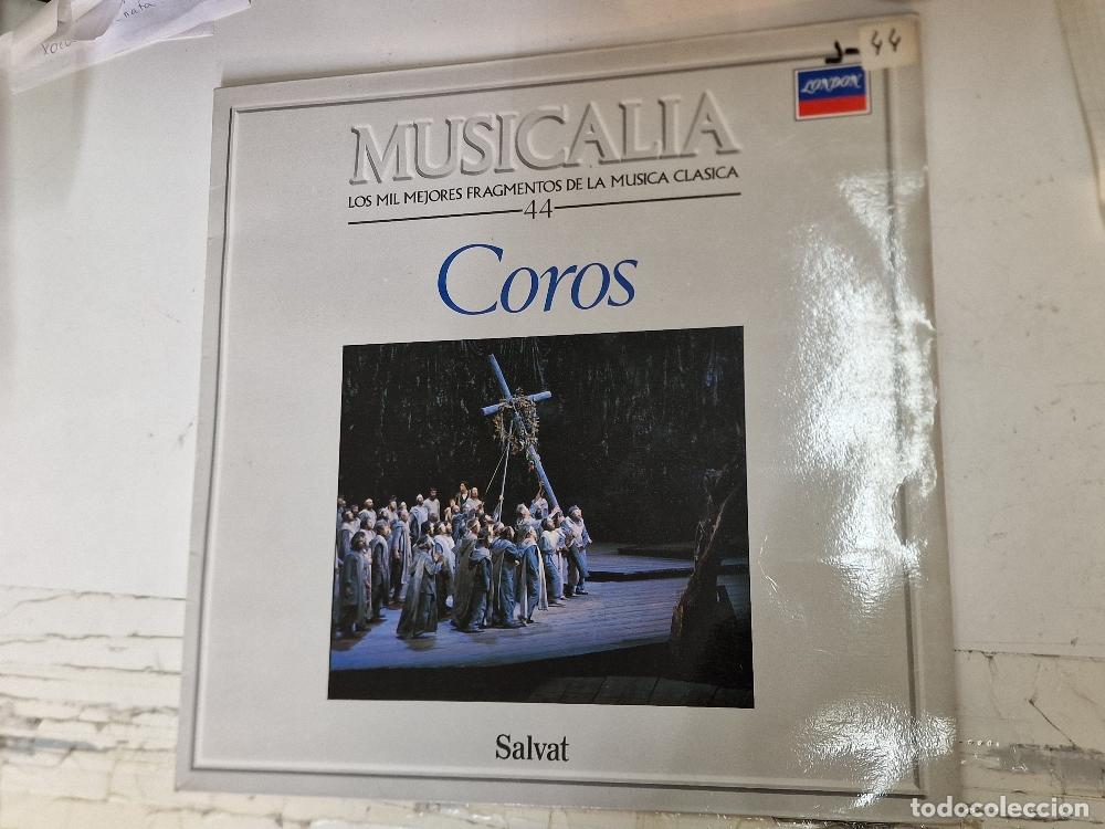 Libros antiguos: Disco LP: Musicalia 44 - Coros. Salvat. London. Los mil mejores fragmentos de la musica cl&aacute;sica