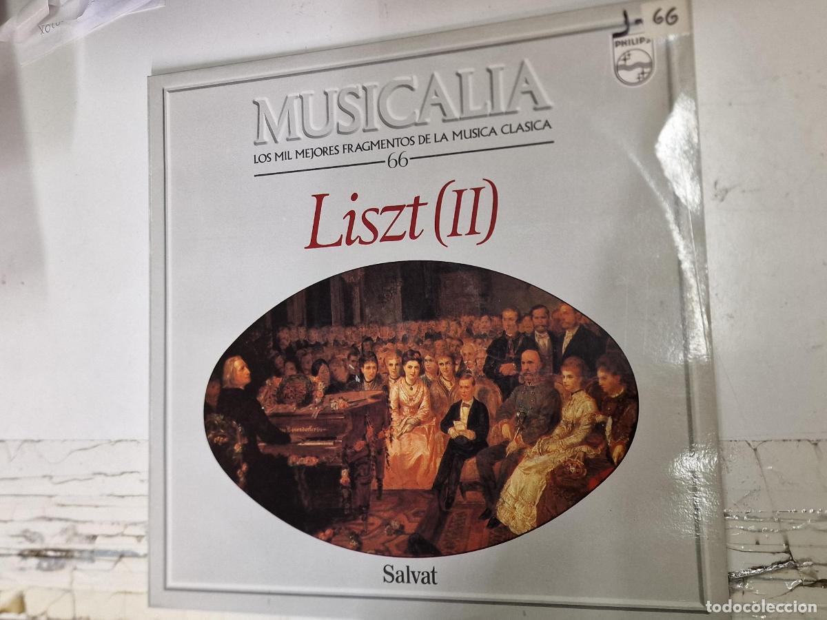 Libros antiguos: Disco LP: Musicalia 66 - Liszt (II). Salvat. London. Los mil mejores fragmentos de la musica cl&aacute;sica