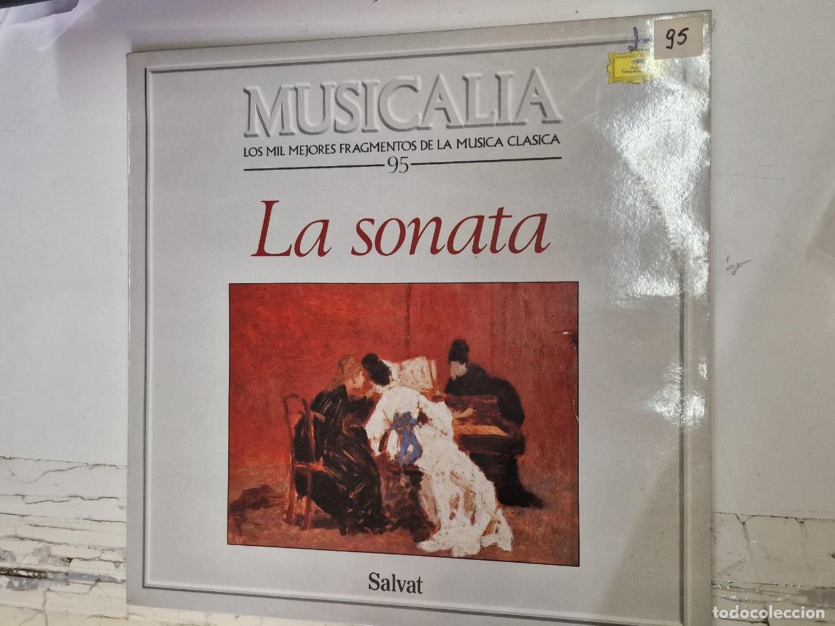 Libros antiguos: Disco LP: Musicalia 95 - La sonata. Salvat. London. Los mil mejores fragmentos de la musica cl&aacute;sica