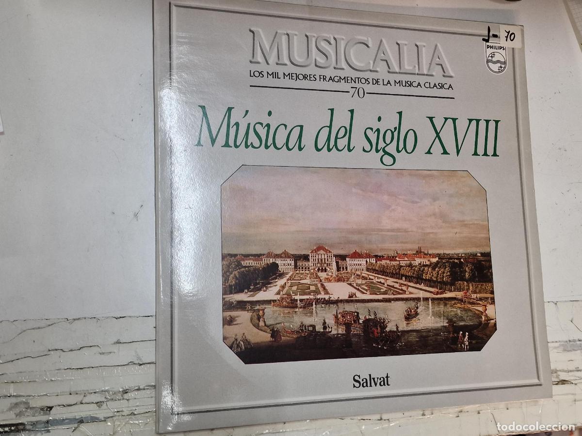 Libros antiguos: Disco LP: Musicalia 70 - Musica del siglo XVIII. Salvat. London. Los mil mejores fragmentos de la mu