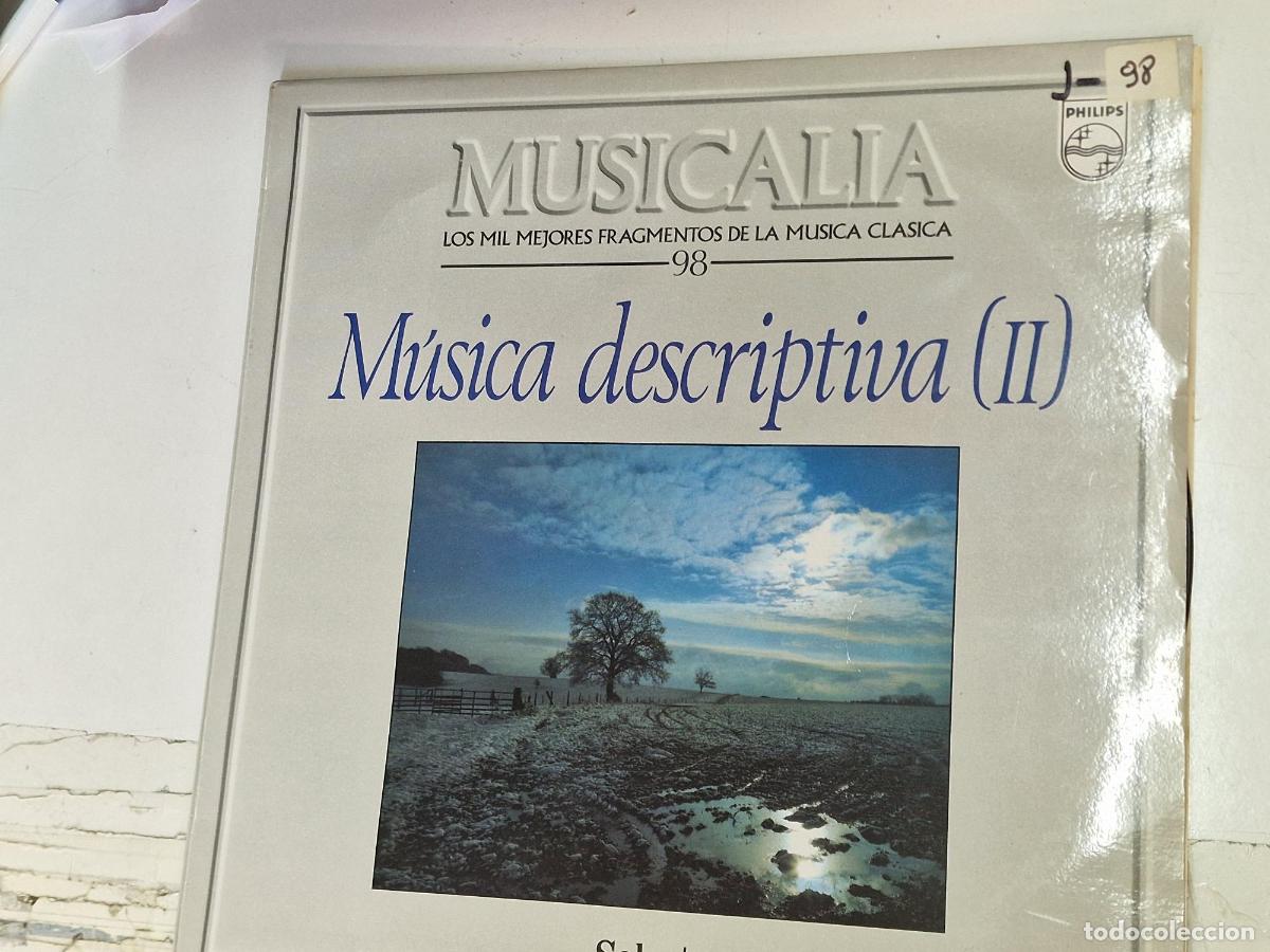Libros antiguos: Disco LP: Musicalia 98 - M&uacute;sica descriptiva. Salvat. London. Los mil mejores fragmentos de la musica