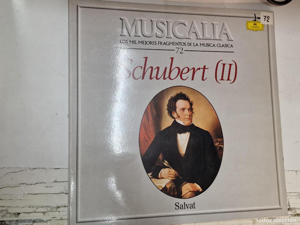 Libros antiguos: Disco LP: Musicalia 72 - Schubert (II). Salvat. London. Los mil mejores fragmentos de la musica cl&aacute;s