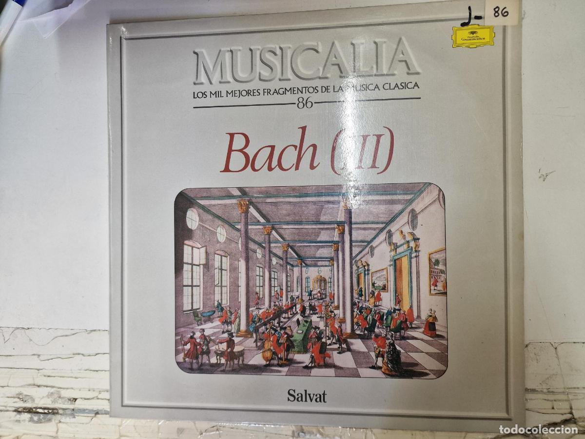 Libros antiguos: Disco LP: Musicalia 86 - Bach (III). Salvat. London. Los mil mejores fragmentos de la musica cl&aacute;sica