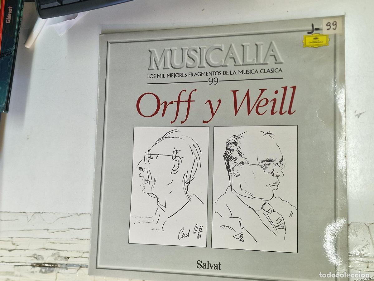 Libros antiguos: Disco LP: Musicalia 99 - Orffy Weill. Salvat. London. Los mil mejores fragmentos de la musica cl&aacute;sic