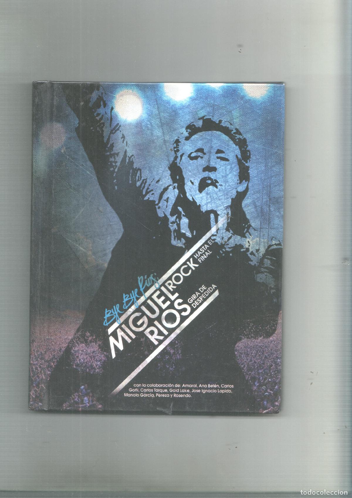 Libros antiguos: CD: Libreto + cd musical: Miguel Rios, gira de despedida