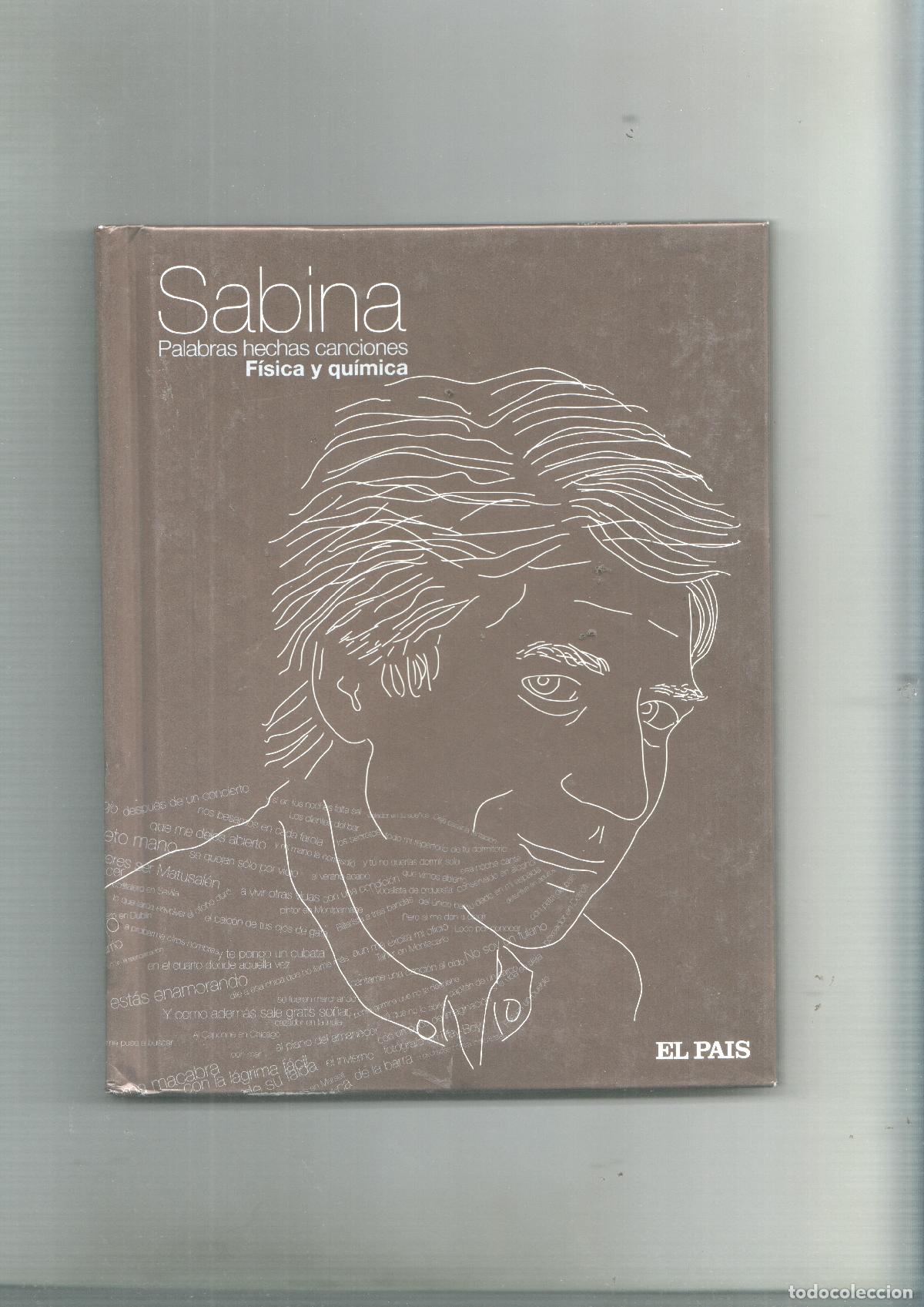 Libros antiguos: CD: Libreto + cd musical: Sabina: Fisica y quimica