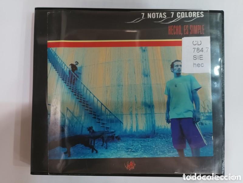 Libros antiguos: Siete notas siete colores. CD. M&uacute;sica - Varios