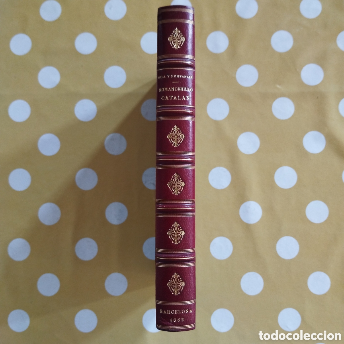 Libros antiguos: ROMANCERILLO CATALAN MANUEL MIL&Agrave; Y FONTANALS BRUGALLA CANCIONES TRADICIONALES 1882