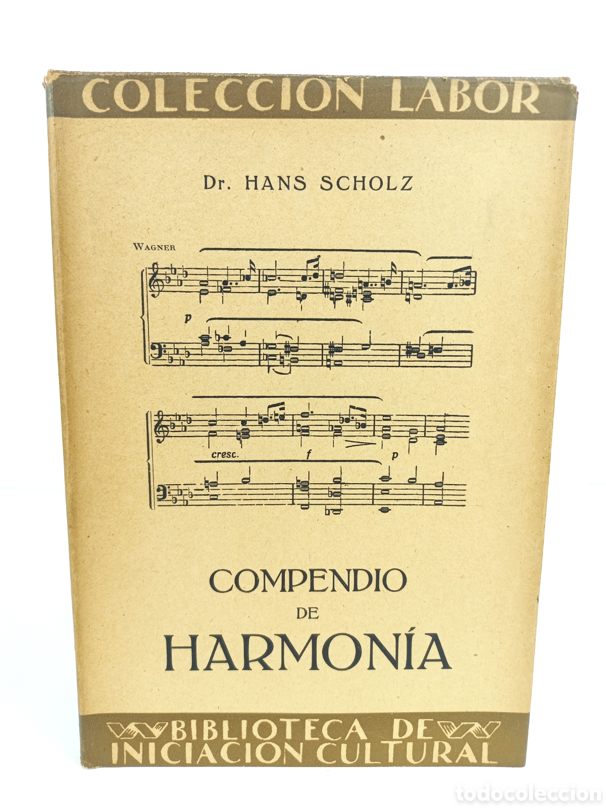 Libros antiguos: Compendio de Armon&iacute;a. Hans Scholz. Labor, primera edici&oacute;n. M&uacute;sica.