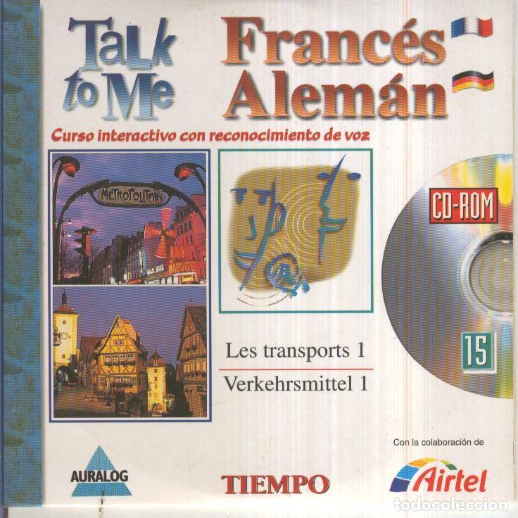 Libros antiguos: CD- Multimedia: Talk to me, Curso Idiomas, No.15: FRANCES-ALEMAN - Grupo Zeta y Auralog