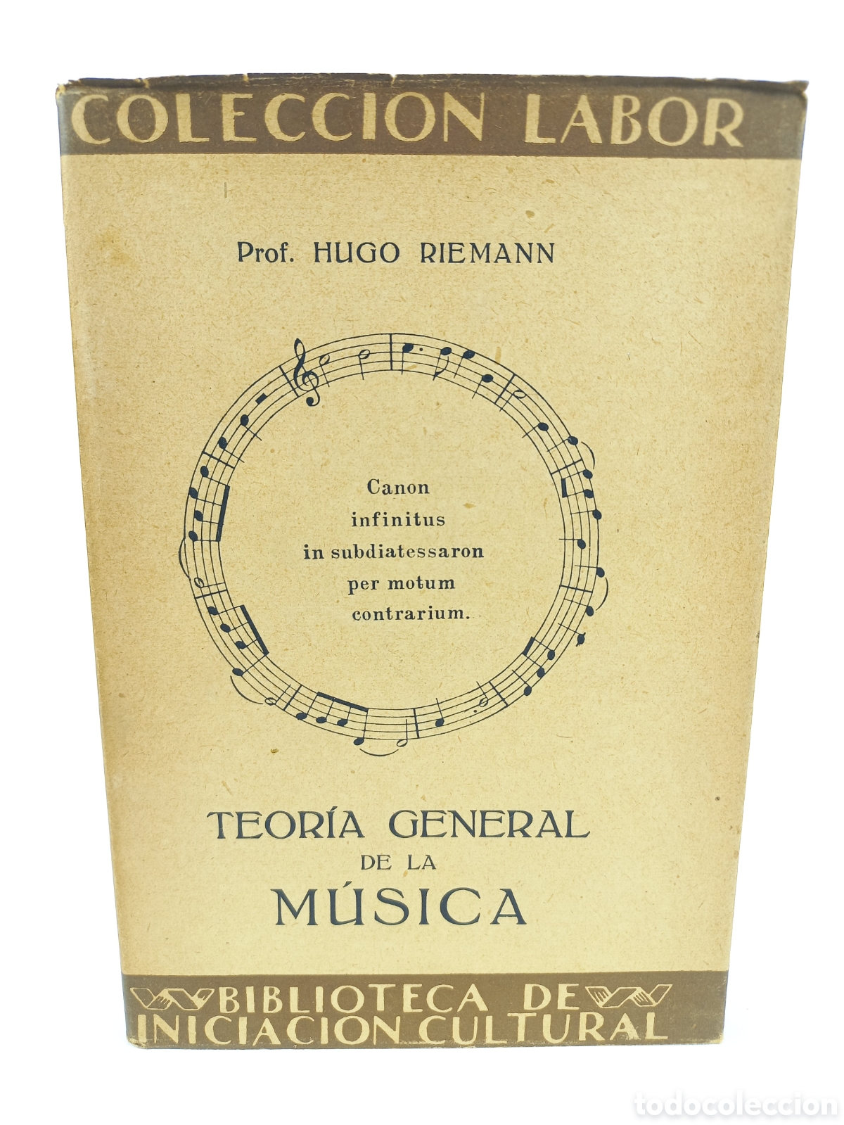 Libros antiguos: Teor&iacute;a General de la M&uacute;sica. Hugo Riemann. Labor, primera edici&oacute;n, 1928. Ilustrado.