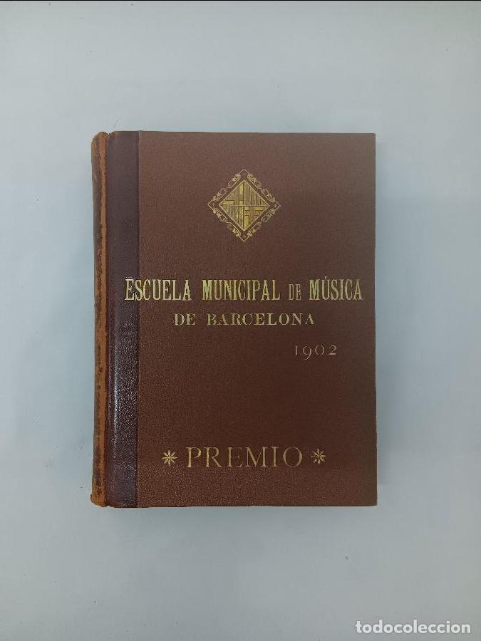 Libros antiguos: Premio Escuela municipal de m&uacute;sica de Barcelona 6421