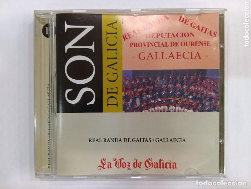 Libros antiguos: Son de Galicia. Real Banda de Gaitas - Gallaecia - CD - La Voz de Galicia